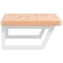 Estante de lavabo de pared de acero y madera maciza de haya | Foro24.es | Tu tienda online para hogar, jardín y más Foro24.es