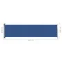 Toldo lateral retráctil de jardín azul 160x600 cm de vidaXL, Sombrillas - Ref: Foro24-317960, Precio: 86,59 €, Descuento: %