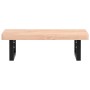 Estante de lavabo de pared de acero y madera maciza de haya by , bathroom vanities - Ref: Foro24-3302361, Price: 83,97 €, Dis...