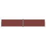 Brown retractable side awning 180x1000 cm by vidaXL, Umbrellas - Ref: Foro24-318039, Price: 113,81 €, Discount: %