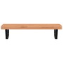 Estante de lavabo de pared de acero y madera maciza de haya by , bathroom vanities - Ref: Foro24-3302375, Price: 108,02 €, Di...