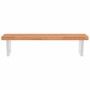 Estante de lavabo de pared de acero y madera maciza de haya | Foro24.es | Tu tienda online para hogar, jardín y más Foro24.es