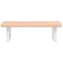 Estante de lavabo de pared de acero y madera maciza de haya by , bathroom vanities - Ref: Foro24-3302356, Price: 75,23 €, Dis...