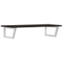 Estante de lavabo de pared de acero y madera maciza de roble von , Badezimmerwaschtische - Ref: Foro24-3302626, Preis: 83,73 ...