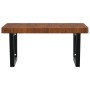 Estante de lavabo de pared de acero y madera maciza de roble by , bathroom vanities - Ref: Foro24-3302499, Price: 130,67 €, D...