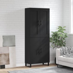 Aparador alto madera contrachapada negro 69,5x34x180 cm von , Sideboards - Ref: Foro24-3199578, Preis: 184,90 €, Rabatt: %