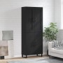 Aparador alto madera contrachapada negro 69,5x34x180 cm by , Sideboards - Ref: Foro24-3199578, Price: 183,34 €, Discount: %