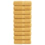 Toallas de invitados SOLUND 10 uds dorado 30x50 cm 600 gsm | Foro24.es | Tu tienda online para hogar, jardín y más Foro24.es