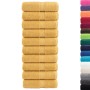 Toallas de invitados SOLUND 10 uds dorado 30x50 cm 600 gsm | Foro24.es | Tu tienda online para hogar, jardín y más Foro24.es