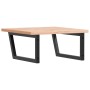 Estante de lavabo de pared de acero y madera maciza de haya | Foro24.es | Tu tienda online para hogar, jardín y más Foro24.es