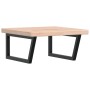 Estante de lavabo de pared de acero y madera maciza de roble | Foro24.es | Tu tienda online para hogar, jardín y más Foro24.es