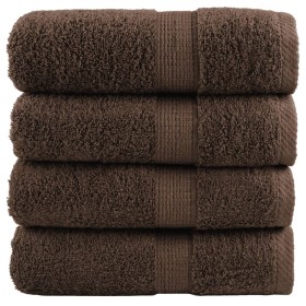Toallas SOLUND 4 unidades marrón 30x30 cm 600 gsm von , Handtücher - Ref: Foro24-137228, Preis: 12,95 €, Rabatt: %