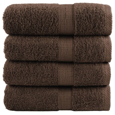 Toallas SOLUND 4 unidades marrón 30x30 cm 600 gsm von , Handtücher - Ref: Foro24-137228, Preis: 12,95 €, Rabatt: %