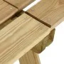 Banco de jardín de madera de pino impregnada 110 cm de vidaXL, Bancos de jardín - Ref: Foro24-318400, Precio: 120,87 €, Descu...
