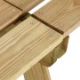 Banco de jardín de madera de pino impregnada 110 cm de vidaXL, Bancos de jardín - Ref: Foro24-318400, Precio: 123,76 €, Descu...