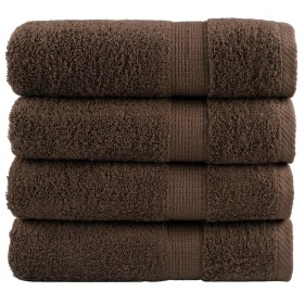 Toallas de baño SOLUND 4 unidades marrón 100x150 cm 600 gsm de , Toallas - Ref: Foro24-137240, Precio: 83,85 €, Descuento: %