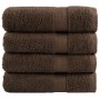 Toallas de baño SOLUND 4 unidades marrón 100x150 cm 600 gsm de , Toallas - Ref: Foro24-137240, Precio: 83,85 €, Descuento: %