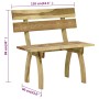 Gartenbank aus imprägniertem Kiefernholz, 110 cm von vidaXL, Gartenbänke - Ref: Foro24-318400, Preis: 123,76 €, Rabatt: %