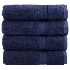 Toallas de ducha SOLUND 4 uds azul marino 70x140 cm 600 gsm de , Toallas - Ref: Foro24-137261, Precio: 50,53 €, Descuento: %