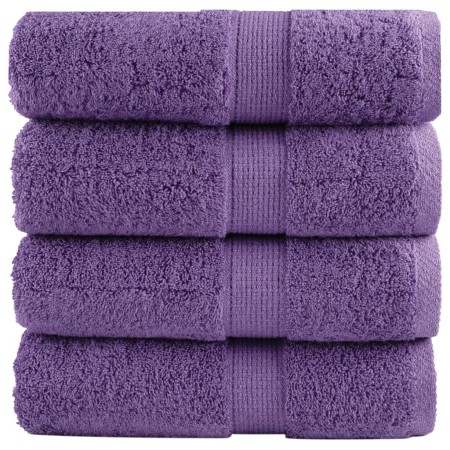 Toallas de invitados SOLUND 4 uds morado 30x50 cm 600 gsm by , Towels - Ref: Foro24-137351, Price: 16,78 €, Discount: %