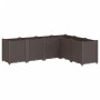 Jardinera PP marrón 160x120x53 cm by , Pots and planters - Ref: Foro24-367865, Price: 175,10 €, Discount: %