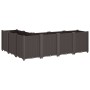 Jardinera PP marrón 160x120x53 cm by , Pots and planters - Ref: Foro24-367865, Price: 175,10 €, Discount: %