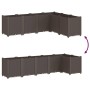 Jardinera PP marrón 160x120x53 cm by , Pots and planters - Ref: Foro24-367865, Price: 175,10 €, Discount: %