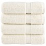 Toallas de mano SOLUND 4 unidades crema 50x100 cm 600 gsm | Foro24.es | Tu tienda online para hogar, jardín y más Foro24.es