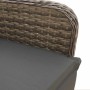 Set de mesa y sillas de jardín 11 pzas y cojines ratán PE gris von , Gartensets - Ref: Foro24-3277294, Preis: 1,00 €, Rabatt: %