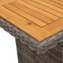 Set de mesa y sillas de jardín 11 pzas y cojines ratán PE gris von , Gartensets - Ref: Foro24-3277294, Preis: 1,00 €, Rabatt: %
