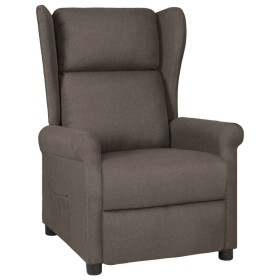 Comprar Sillón reclinable de tela marrón