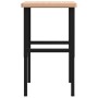 Banco de trabajo rectangular madera maciza 100x60x(73-99,5) cm by , Work tables - Ref: Foro24-3309683, Price: 176,36 €, Disco...