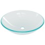 Lavabo de baño con grifo y desagüe de empuje vidrio templado von , Sinkt - Ref: Foro24-3098441, Preis: 104,10 €, Rabatt: %
