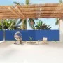 Toldo lateral retráctil azul 160x1200 cm de vidaXL, Sombrillas - Ref: Foro24-318070, Precio: 96,44 €, Descuento: %