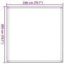 Alfombra de tienda de campaña gris antracita y blanca 200x200cm de , Accesorios para tiendas de campaña - Ref: Foro24-310816,...
