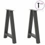 Patas para mesa de comedor en forma de A (2 unidades), antracita, 60 x (72-73) cm, acero von , Tischbeine - Ref: Foro24-40128...
