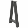 Patas para mesa de comedor en forma de A (2 unidades), antracita, 60 x (72-73) cm, acero von , Tischbeine - Ref: Foro24-40128...