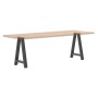 Patas para mesa de comedor en forma de A (2 unidades), antracita, 60 x (72-73) cm, acero von , Tischbeine - Ref: Foro24-40128...