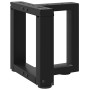 Patas para mesa de centro en forma de T (2 unidades), color negro, 30 x 25 x (30-31) cm, acero | Foro24.es | Tu tienda online para hogar, jardín y más Foro24.es