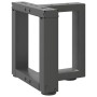 Patas para mesa de centro en forma de T (2 unidades), antracita, 30 x 25 x (30-31) cm, acero | Foro24.es | Tu tienda online para hogar, jardín y más Foro24.es