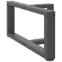 Patas para mesa de centro en forma de T (2 unidades), antracita, 60 x 25 x (30-31) cm, acero | Foro24.es | Tu tienda online para hogar, jardín y más Foro24.es