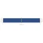 Toldo lateral retráctil azul 160x1200 cm de vidaXL, Sombrillas - Ref: Foro24-318070, Precio: 96,44 €, Descuento: %