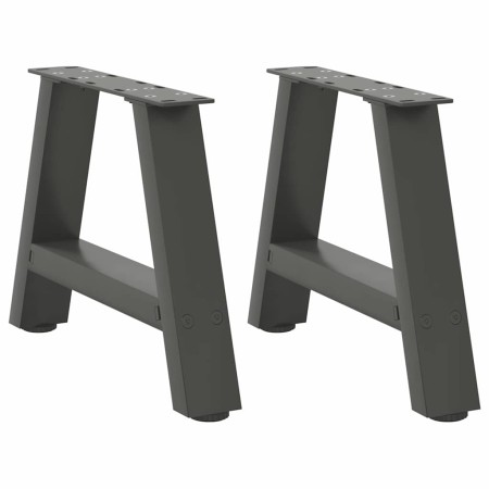 Patas para mesa de centro en forma de A (2 unidades), antracita, 30 x (30-31) cm, acero | Foro24.es | Tu tienda online para hogar, jardín y más Foro24.es