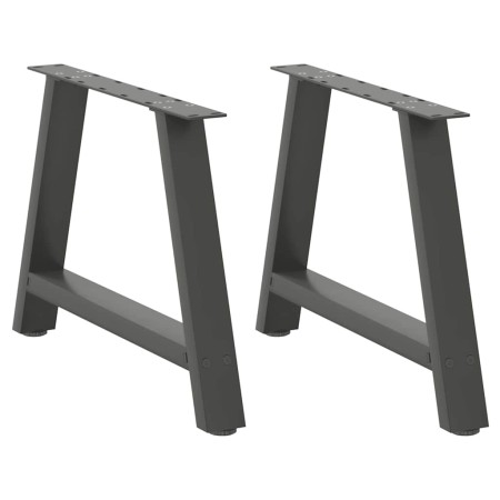 Patas para mesa de centro en forma de A (2 unidades), antracita, 60 x (42-43) cm, acero | Foro24.es | Tu tienda online para hogar, jardín y más Foro24.es