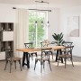 Patas para mesa de comedor en forma de A (2 unidades), color negro, 50 x (72-73) cm, acero by , Table legs - Ref: Foro24-4012...