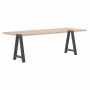 Patas para mesa de comedor en forma de A (2 unidades), antracita, 50 x (72-73) cm, acero | Foro24.es | Tu tienda online para hogar, jardín y más Foro24.es