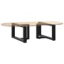 Patas para mesa de centro en forma de T (2 unidades), color negro, 70 x 25 x (30-31) cm, acero | Foro24.es | Tu tienda online para hogar, jardín y más Foro24.es