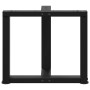 Patas para mesa de centro en forma de T (2 unidades), color negro, 50 x 25 x (42-43) cm, acero von , Tischbeine - Ref: Foro24...