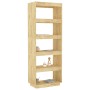 Solid pine wood shelf/divider for spaces 60x35x167 cm by vidaXL, Bookcases and shelves - Ref: Foro24-810874, Price: 100,09 €,...
