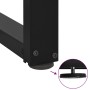 Patas para mesa de comedor en forma de T (2 unidades), color negro, 70 x 35 x (72-73) cm, acero by , Table legs - Ref: Foro24...